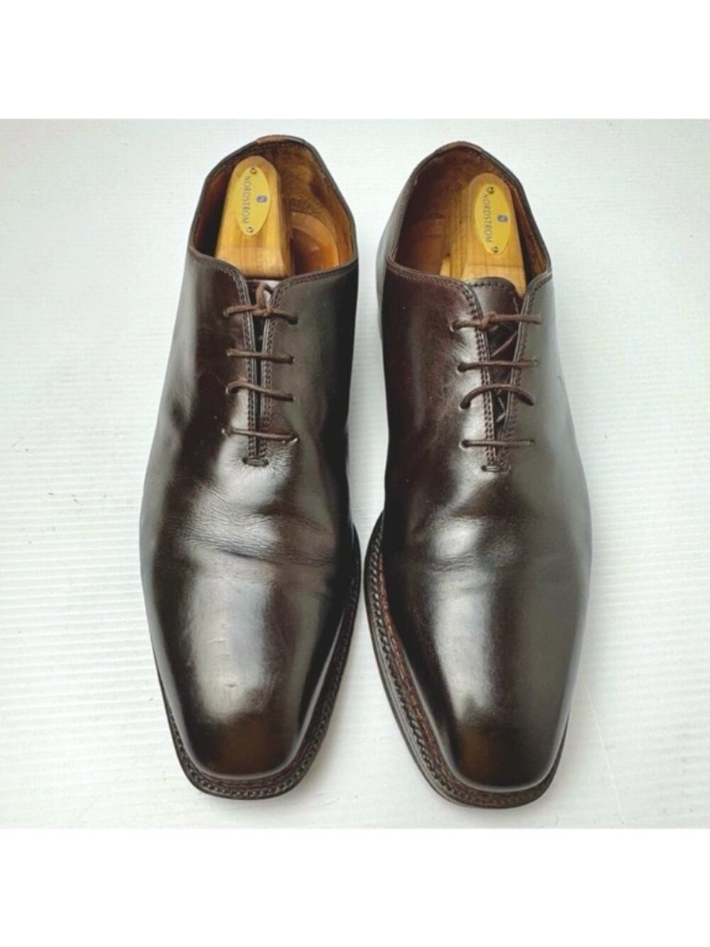 BONTONI De La Ville lace-up brown shoes 13 - Picture 3 of 12